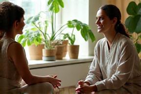Consultation between spa client and wellness expert